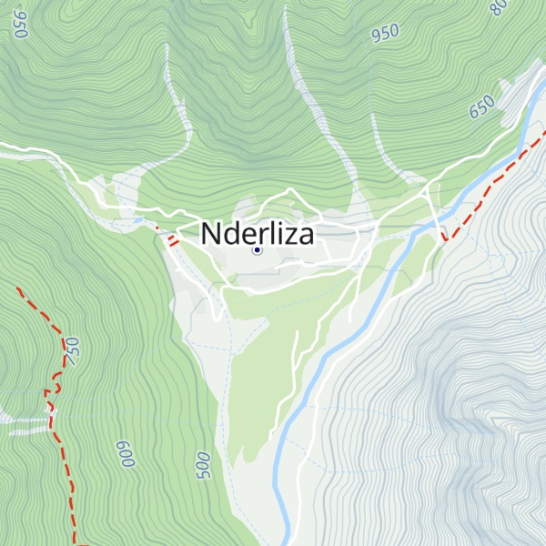 Map of Bujtina "MARJAN ÇARDAKU"