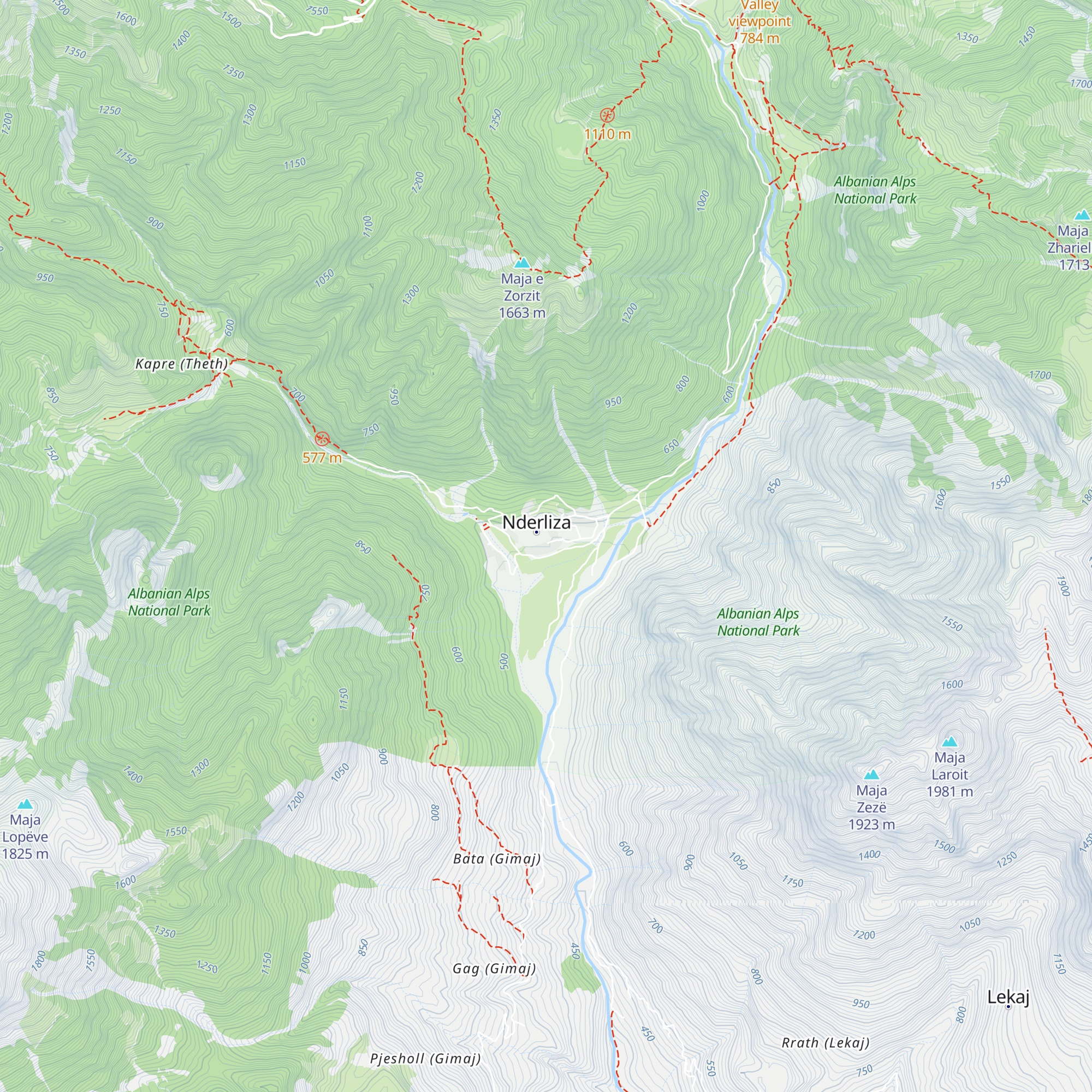 Bujtina "MARJAN ÇARDAKU" map