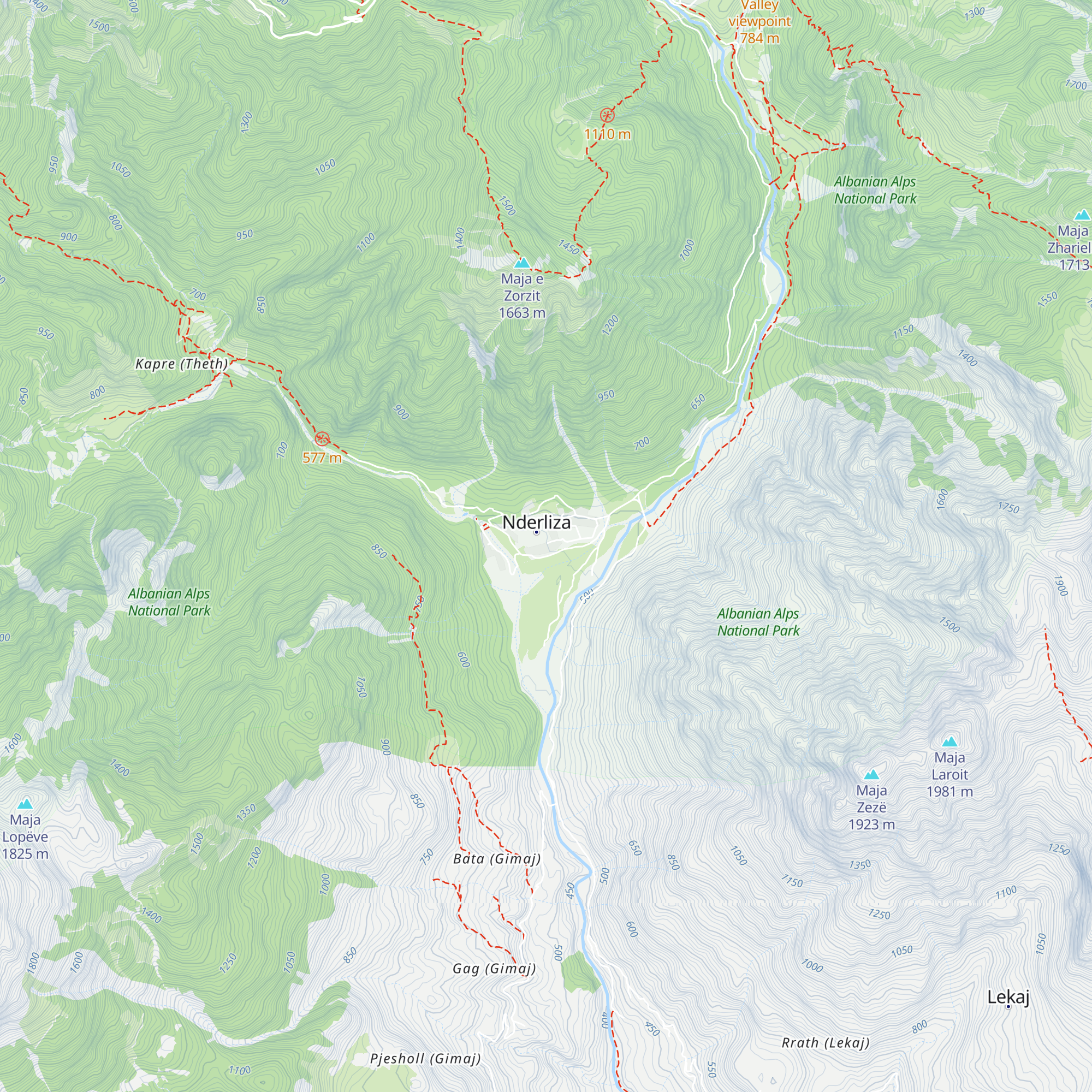 Bujtina "MARJAN ÇARDAKU" map