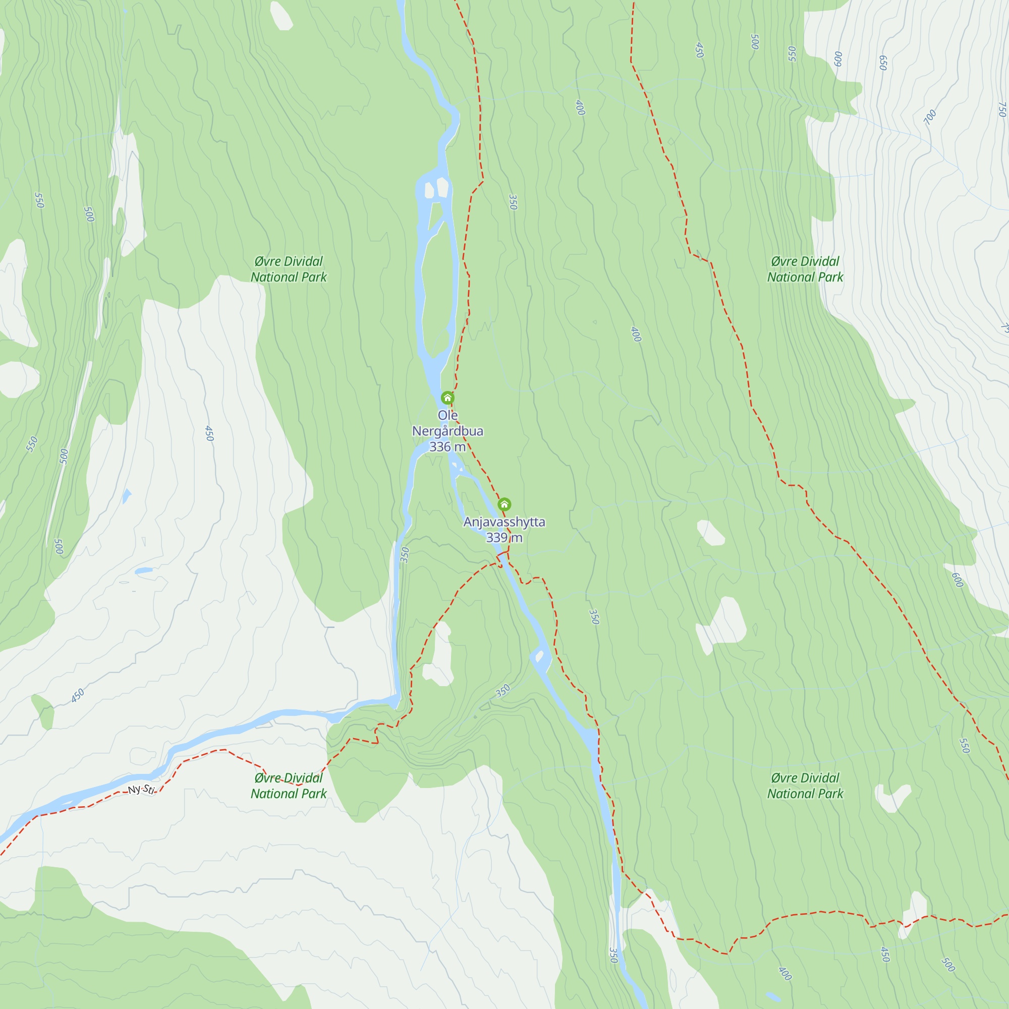 Anjavasshytta map