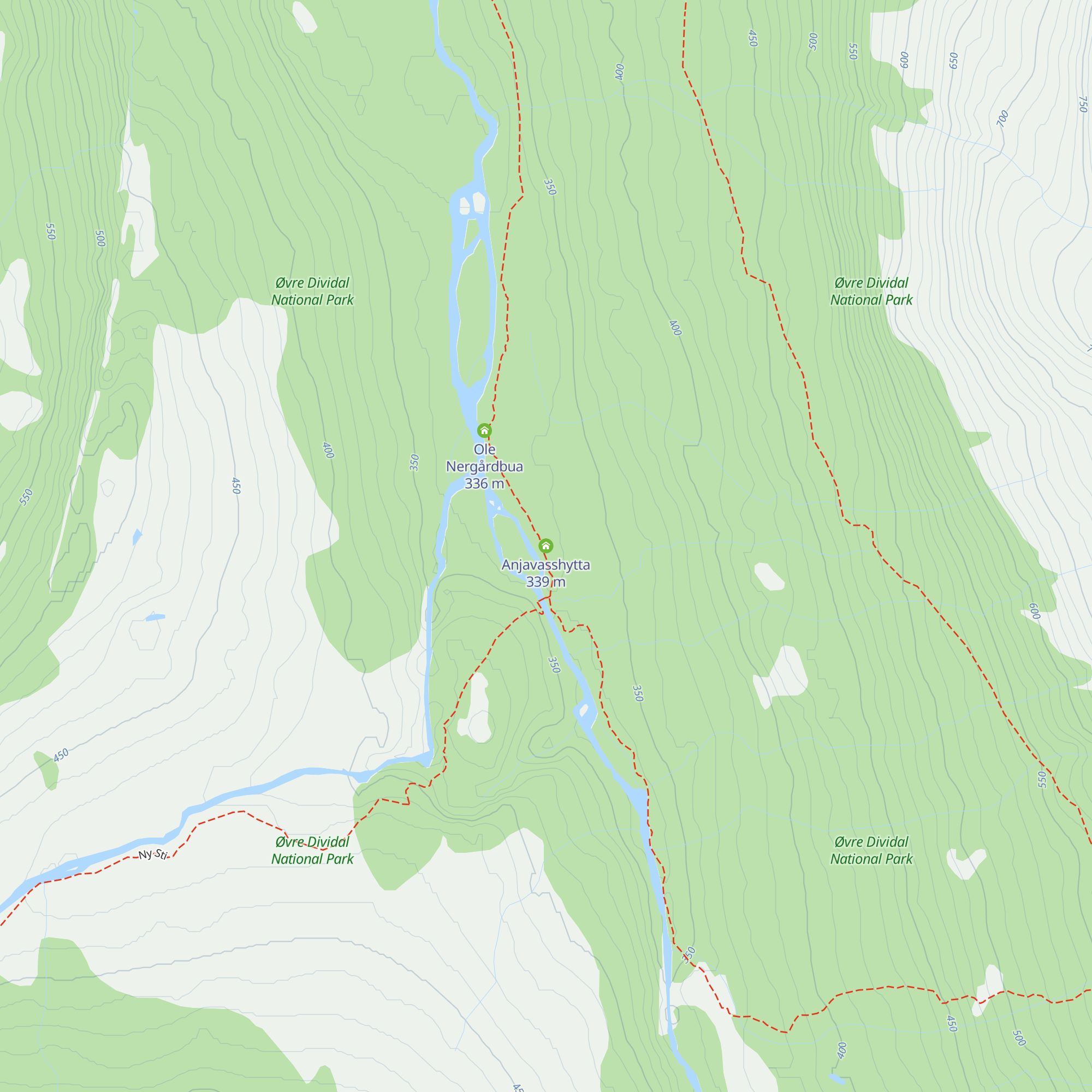 Anjavasshytta map