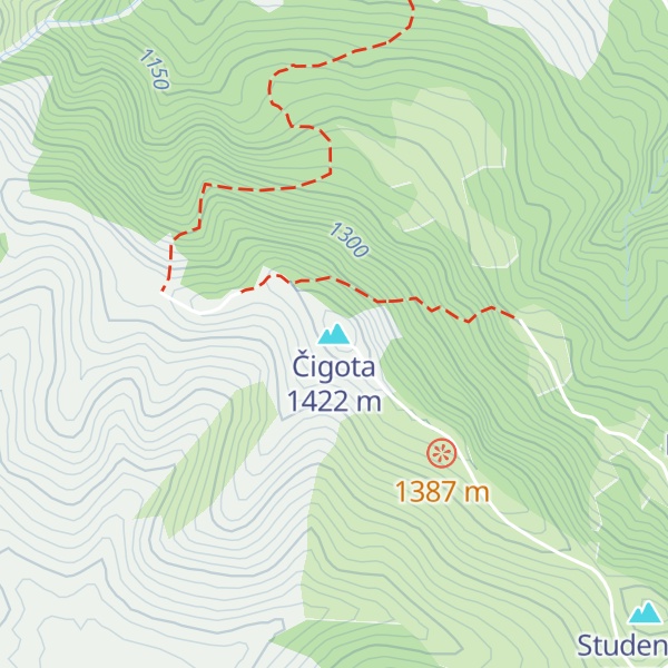 Map of Čigota