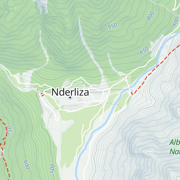 Map of Bujtina & Restaurant "Prek Bjeshka"