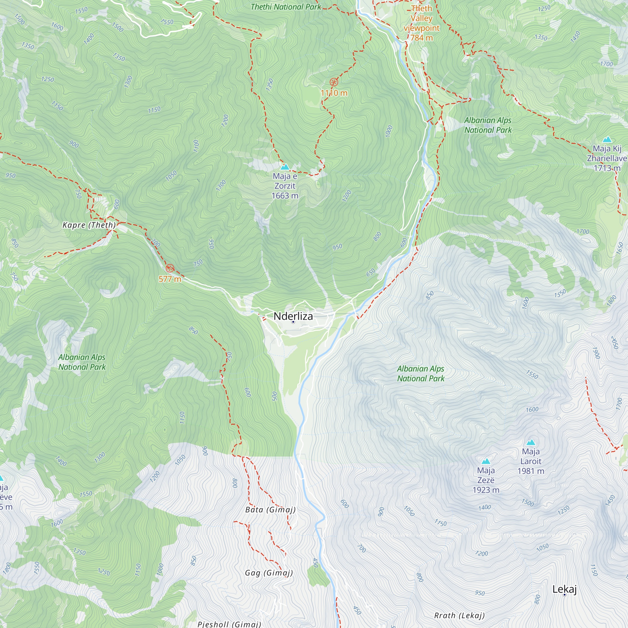 Bujtina & Restaurant "Prek Bjeshka" map