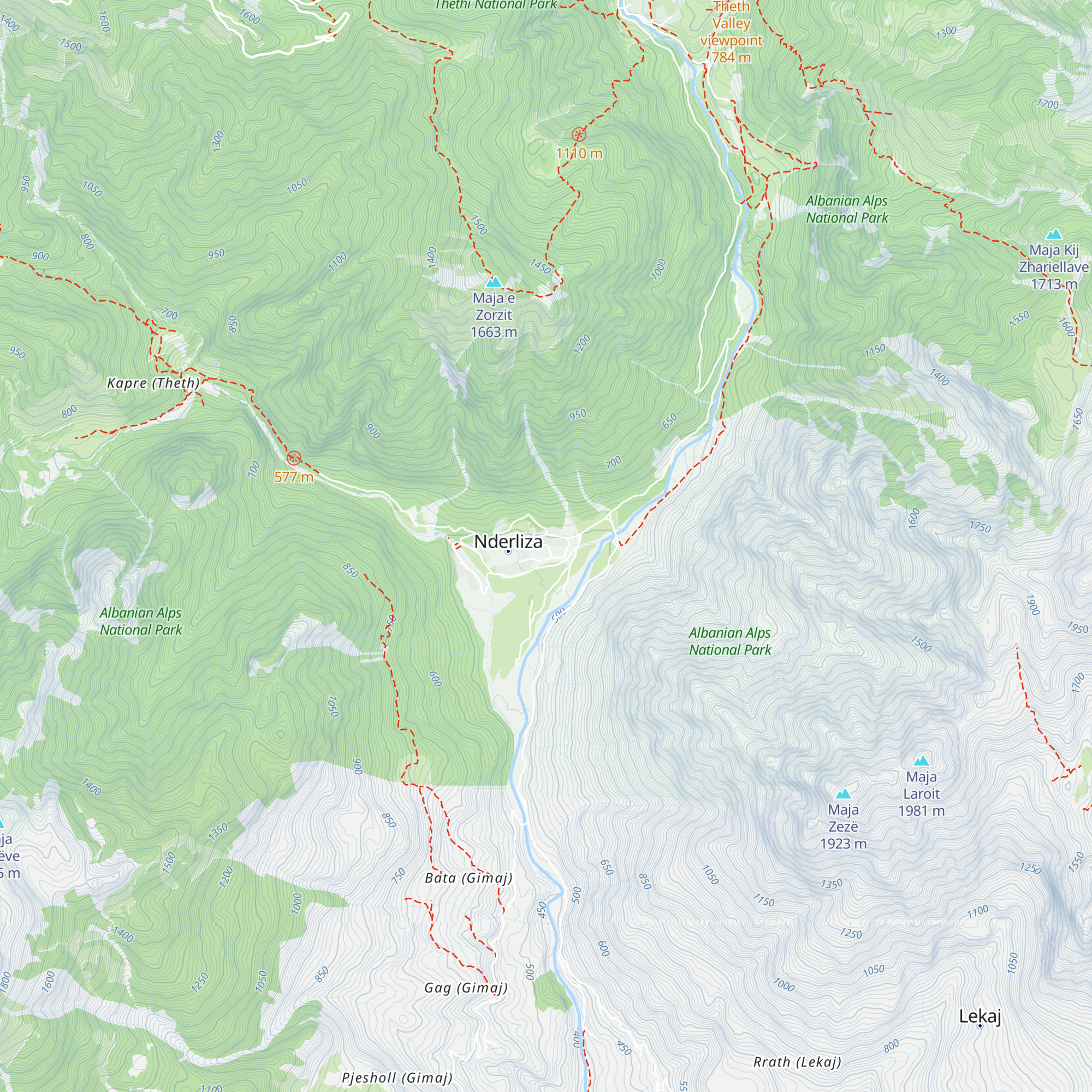 Bujtina "Gzim Stani" map