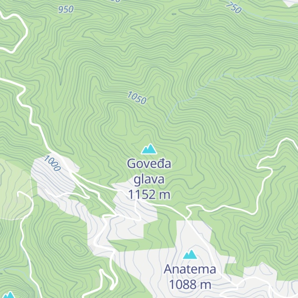 Map of Goveđa glava
