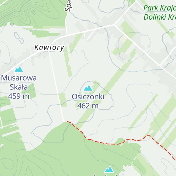 Map of Osiczonki