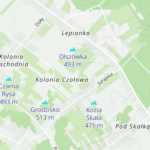 Map of Wielka Skała