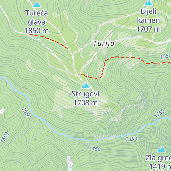 Map of Strugovi