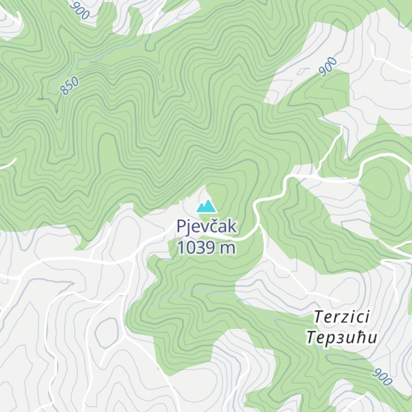 Map of Pjevčak