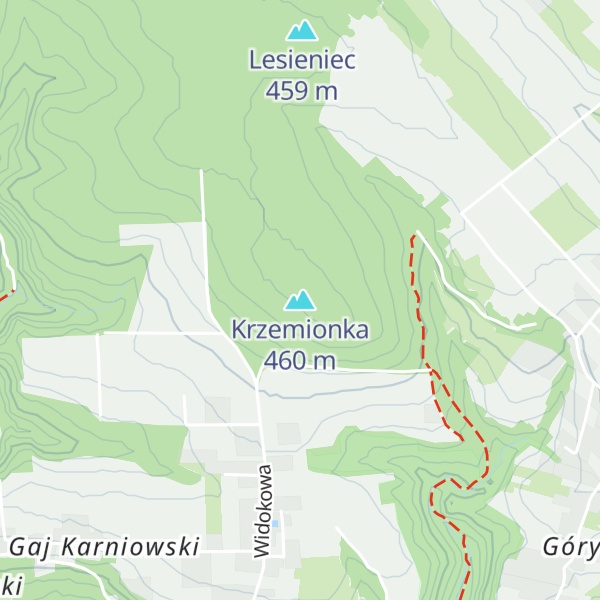 Map of Krzemionka