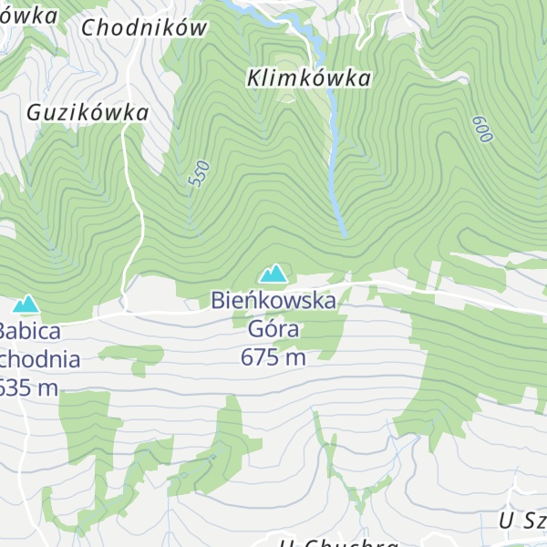 Map of Bieńkowska Góra