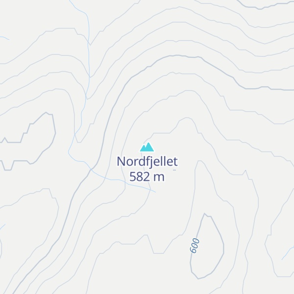Map of Nordfjellet