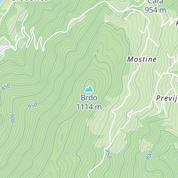Map of Brdo