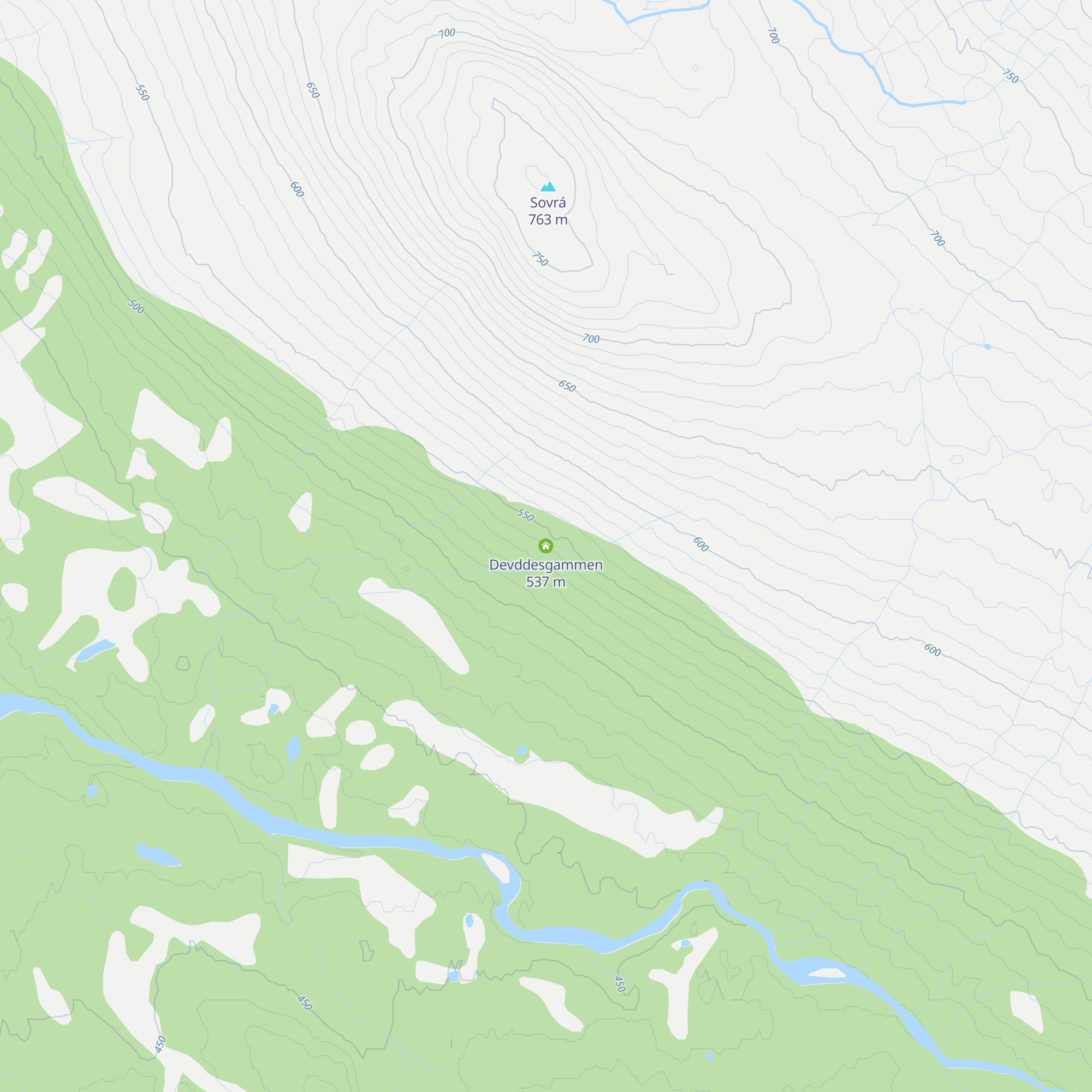 Devddesgammen map