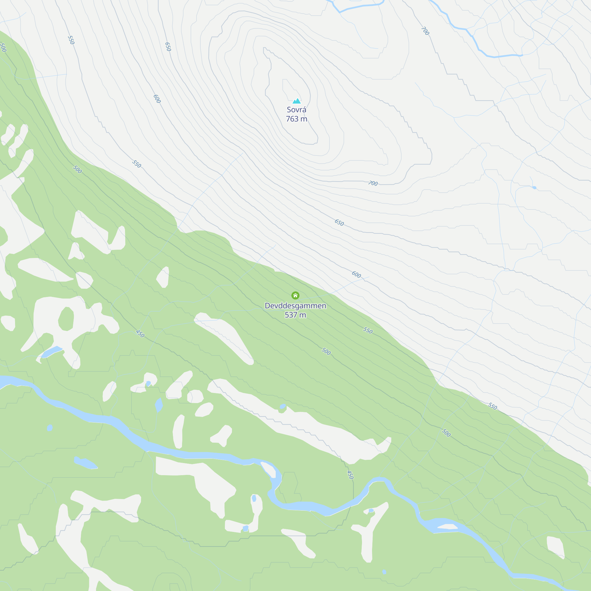 Devddesgammen map