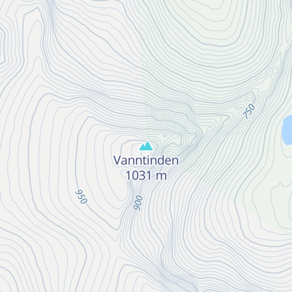 Map of Vanntinden