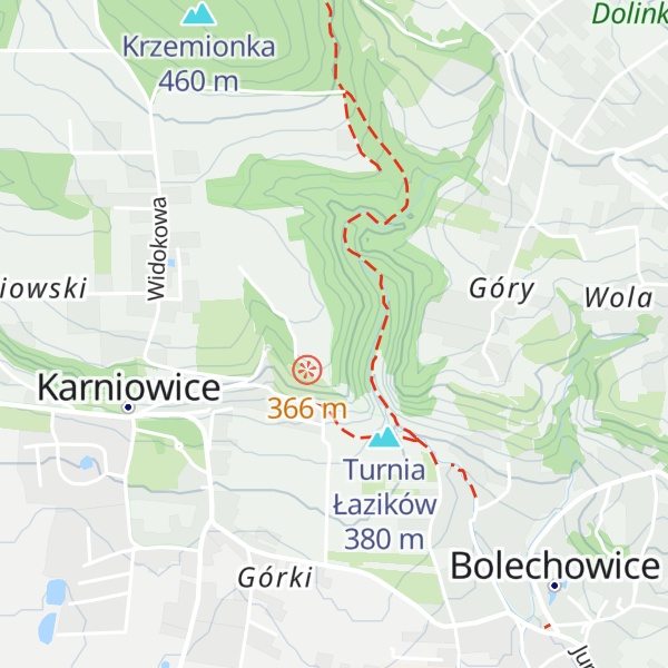 Map of Piętrowa Turniczka