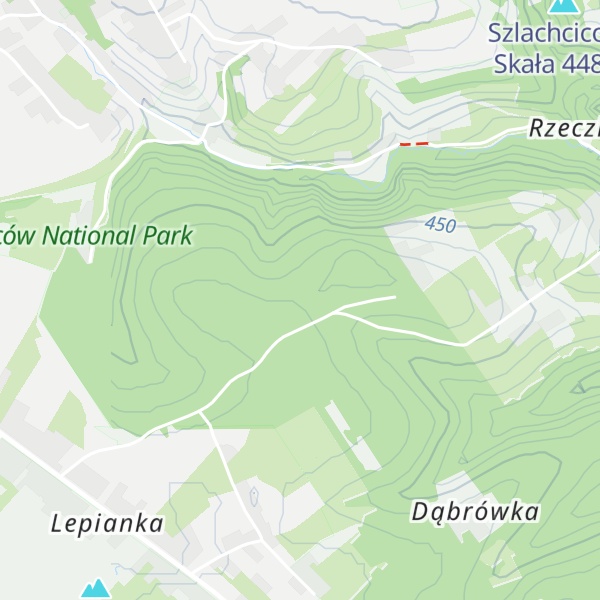 Map of Gęsia Szyja