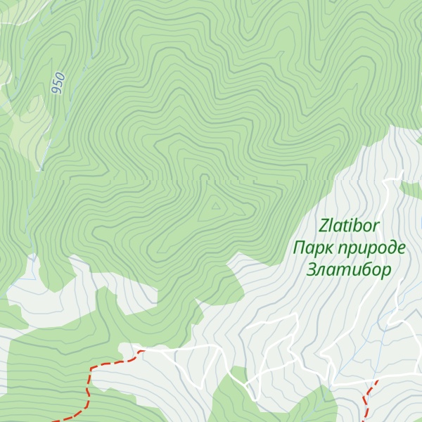 Map of Čepovo brdo