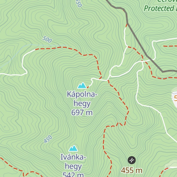 Map of Karancs Remetelak menedékház