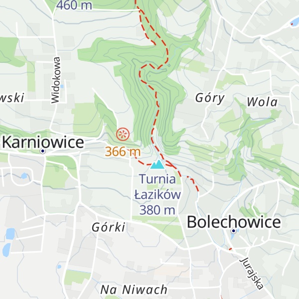 Map of Mur Pokutników