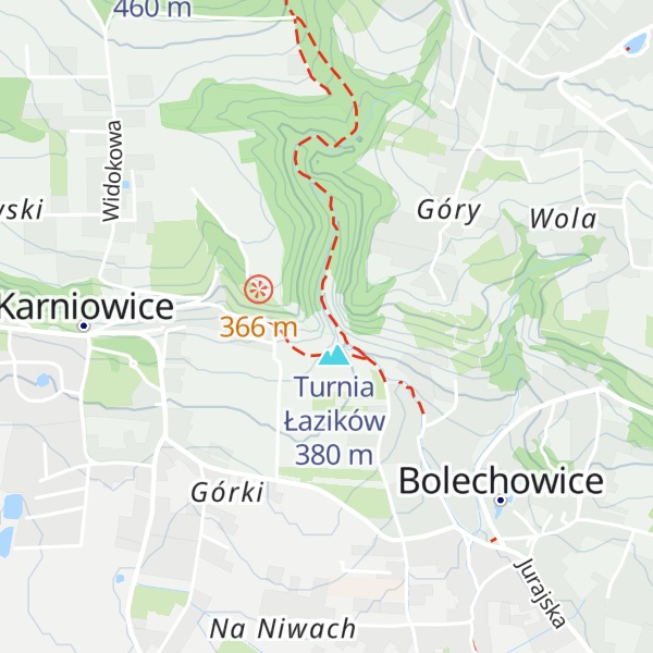 Map of Filar Pokutników