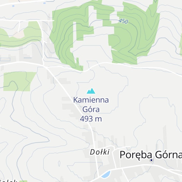 Map of Kamienna Góra