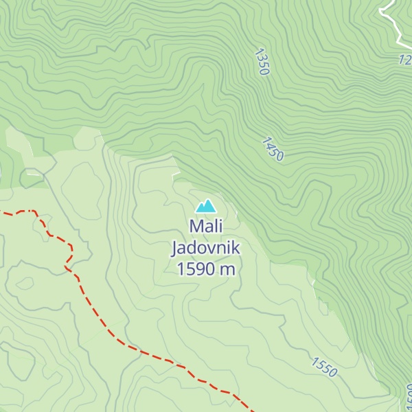 Map of Mali Jadovnik
