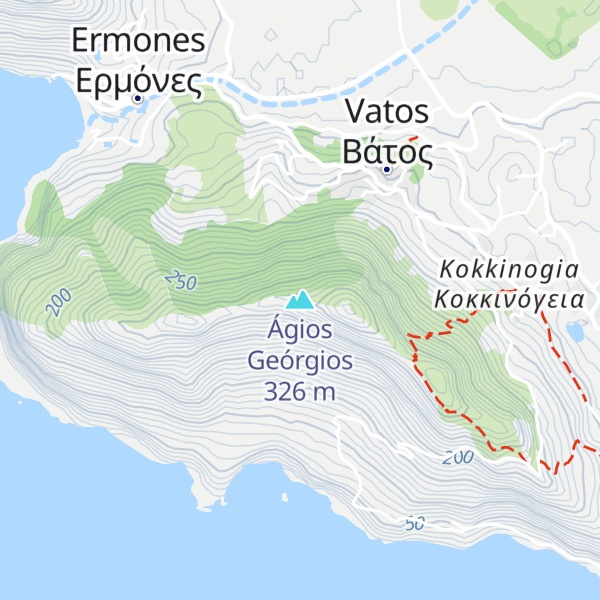 Map of Ágios Geórgios
