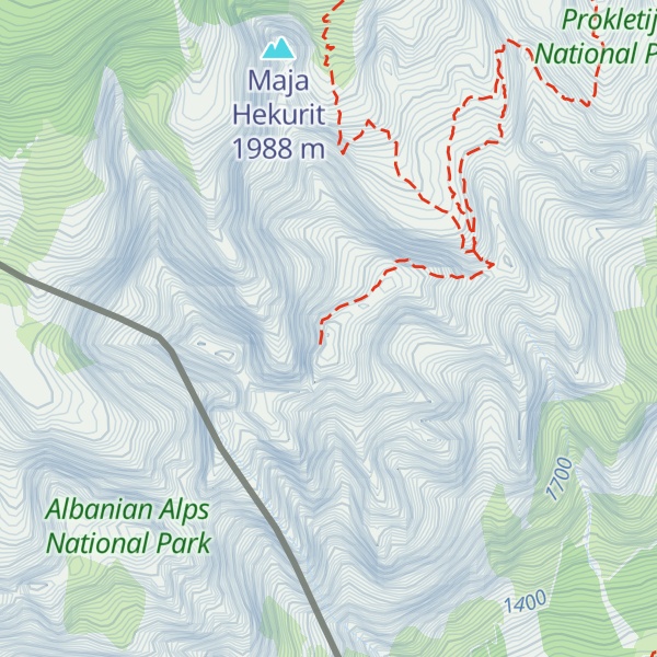 Map of Veliki Vrh