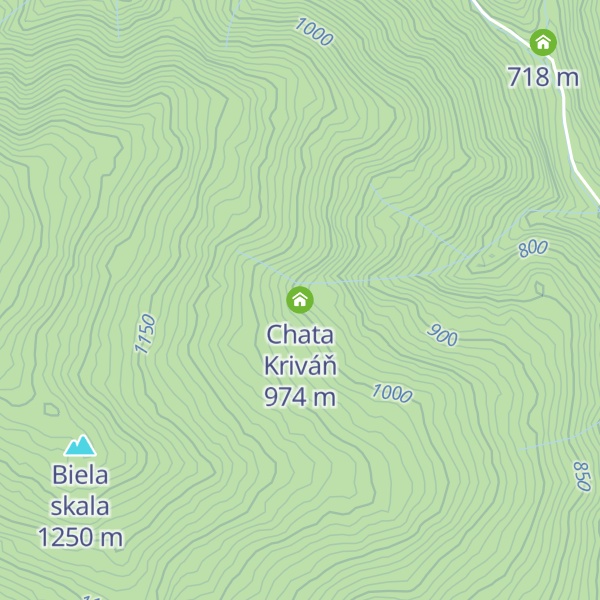 Map of Chata Kriváň