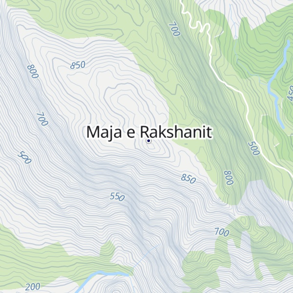 Map of Maja e Rakshanit