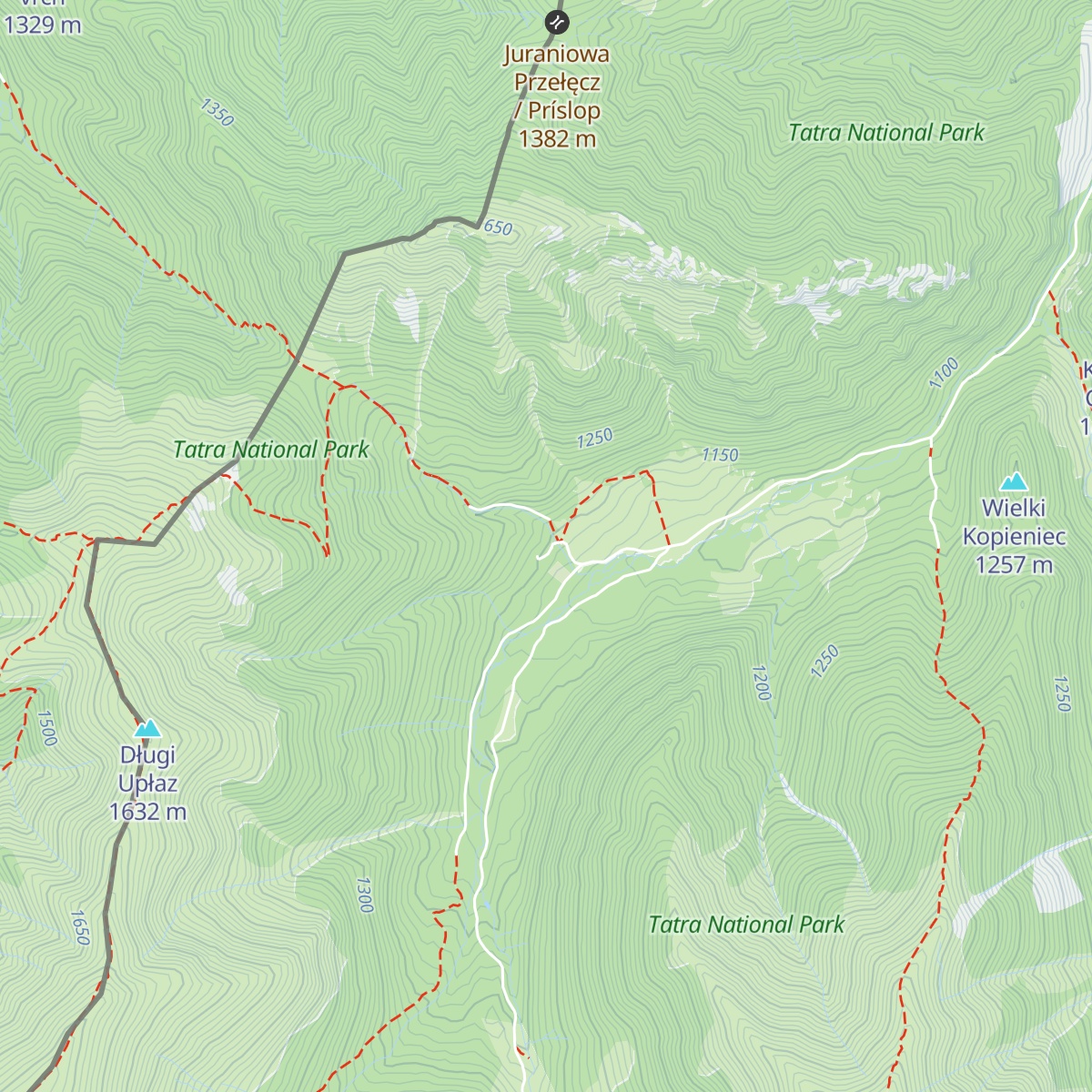 Schronisko PTTK na Polanie Chochołowskiej map