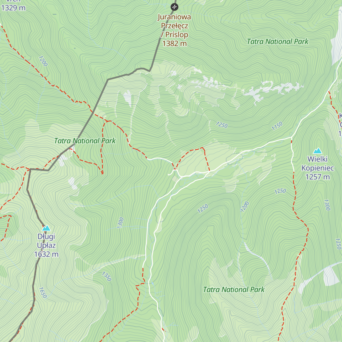 Schronisko PTTK na Polanie Chochołowskiej map