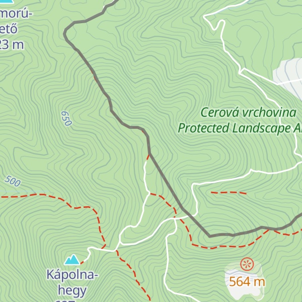 Map of Karancs/Karanč