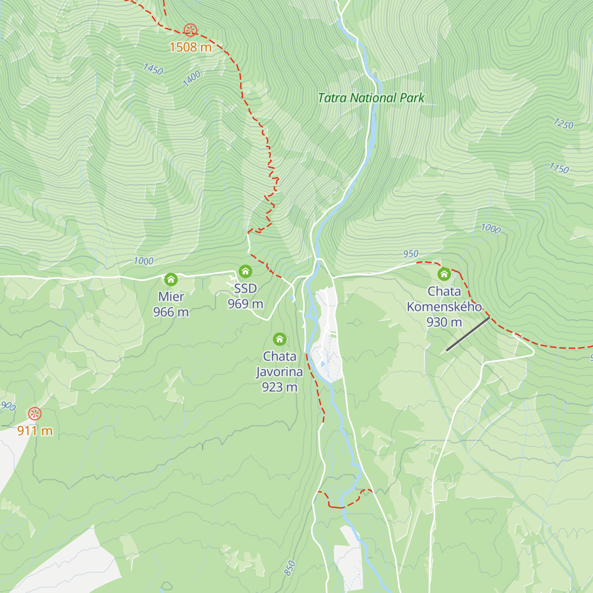Horská Chata OREŠNICA map