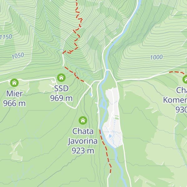Map of Horská Chata OREŠNICA