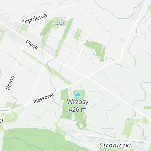 Map of Łysa Góra