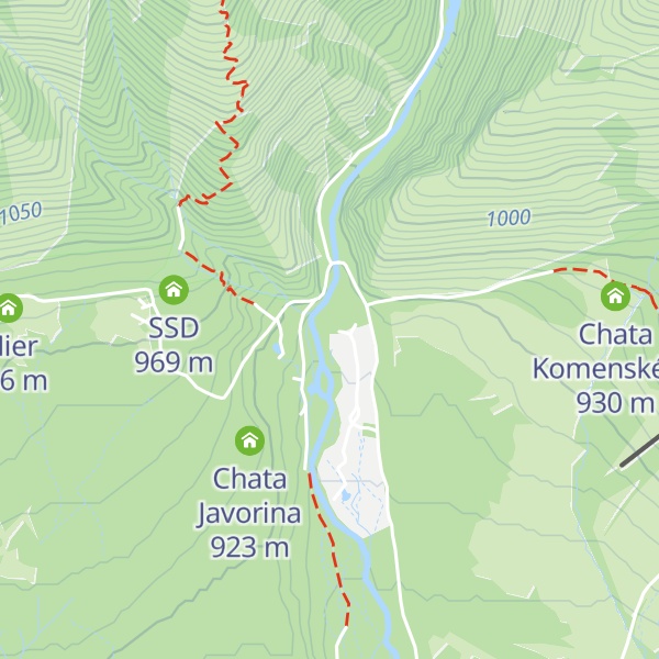 Map of Chata Račkova