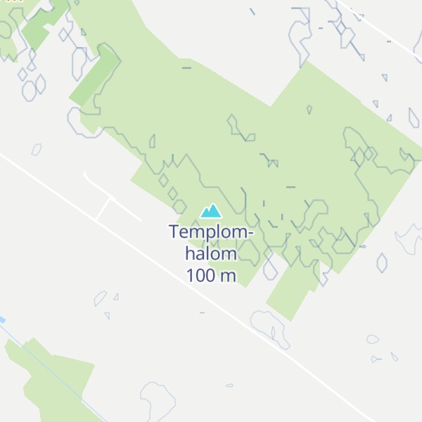 Map of Templom-halom