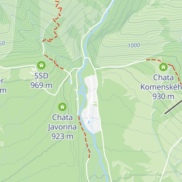 Map of Chata Jakubina
