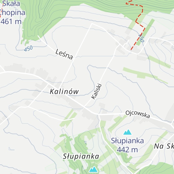 Map of Osypiec