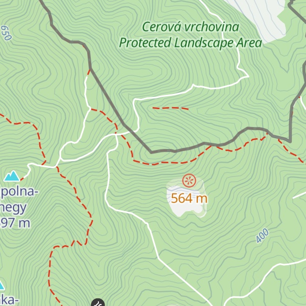 Map of Malý Karanč / Kis-Karancs
