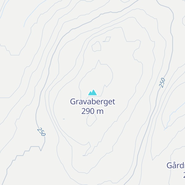 Map of Gravaberget