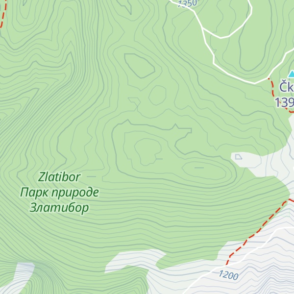 Map of Čuletina
