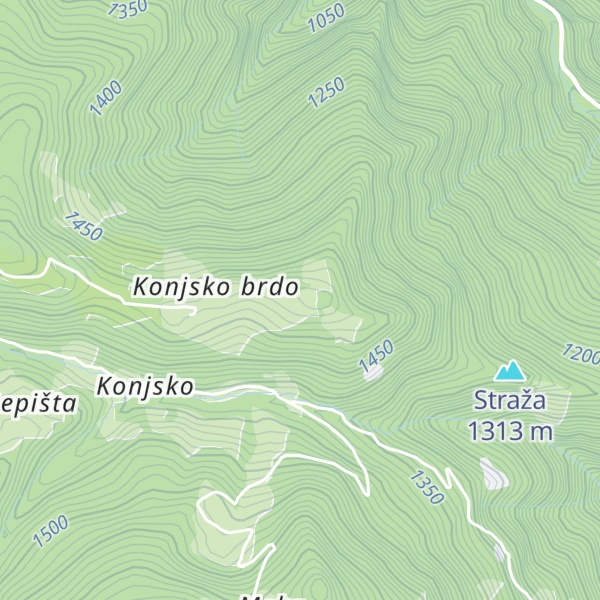 Map of Crni krši