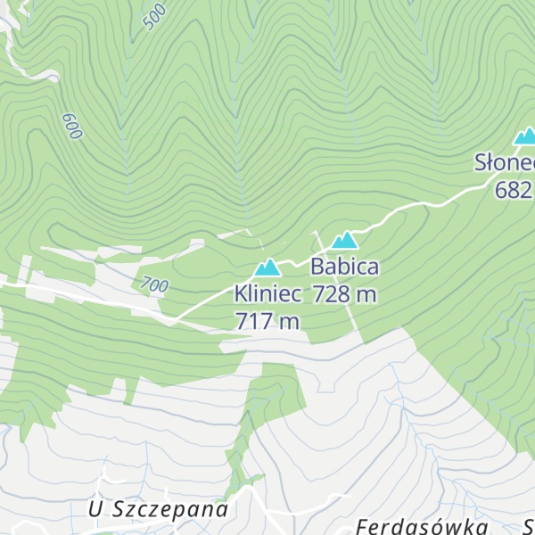 Map of Kliniec