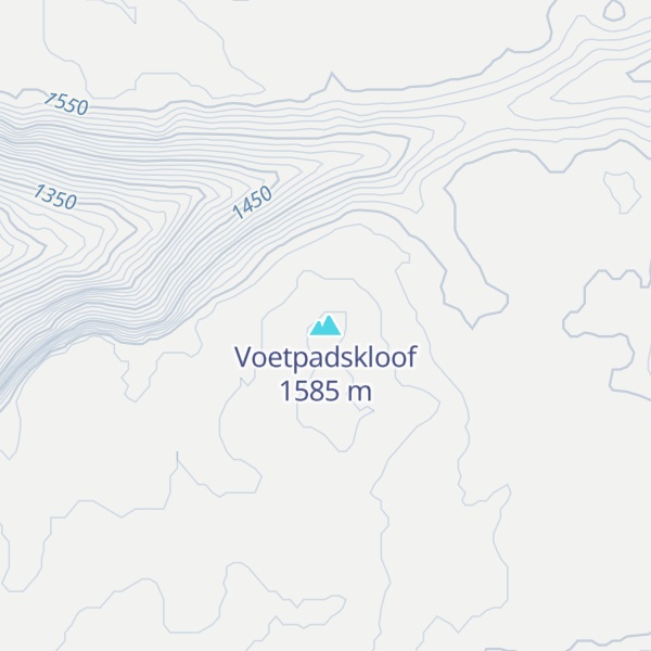 Map of Voetpadskloof