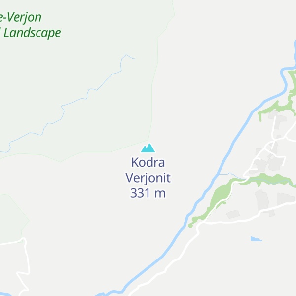 Map of Kodra Verjonit